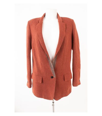 M.GRIFONI Damen Blazer Jackett Gr. IT 44 DE 38 Mehrfarbig Wolle