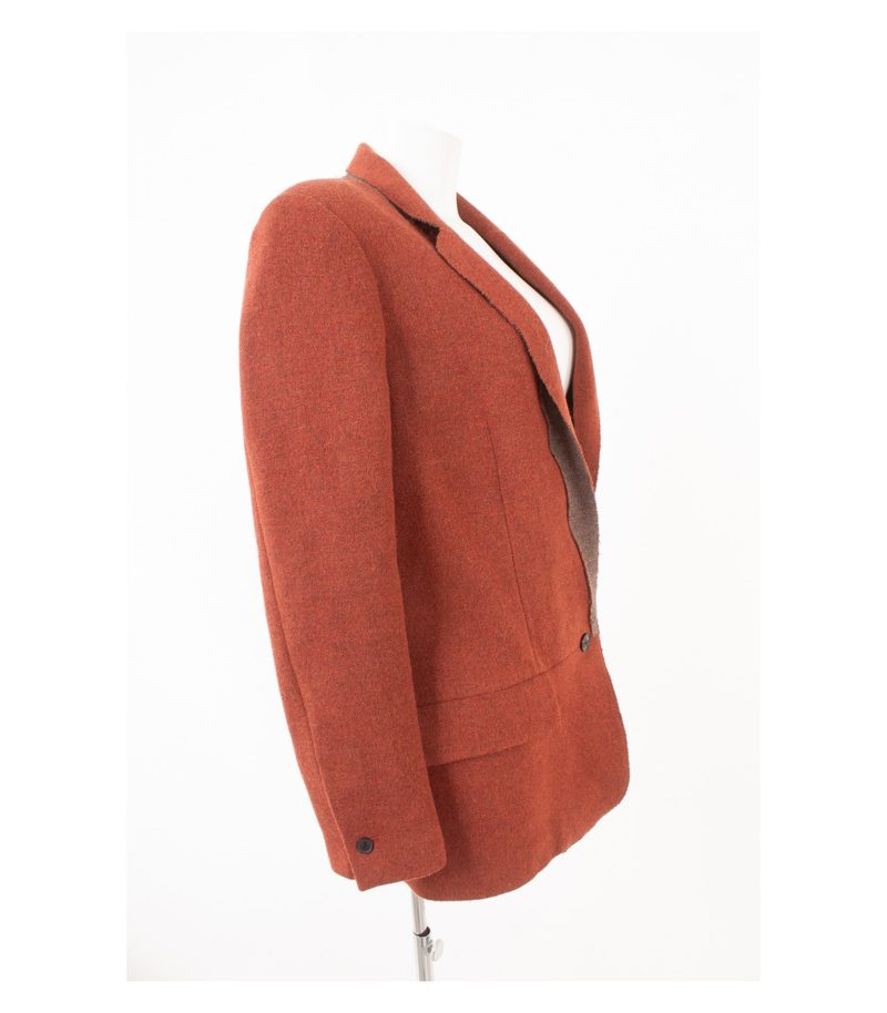 M.GRIFONI Damen Blazer Jackett Gr. IT 44 DE 38 Mehrfarbig Wolle – Foto 2