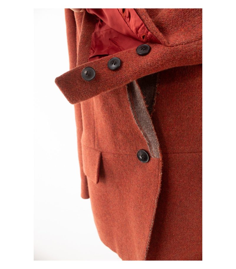 M.GRIFONI Damen Blazer Jackett Gr. IT 44 DE 38 Mehrfarbig Wolle – Foto 5