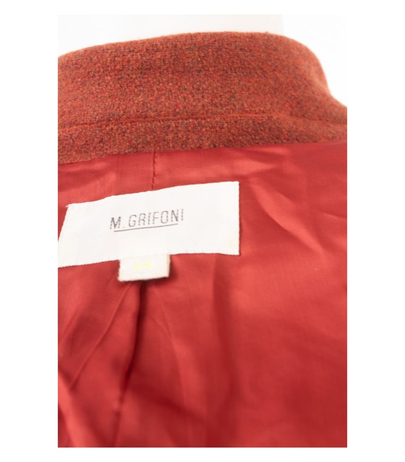 M.GRIFONI Damen Blazer Jackett Gr. IT 44 DE 38 Mehrfarbig Wolle – Foto 8