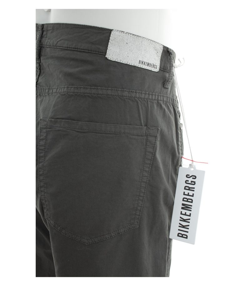 BIKKEMBERGS Herren Hose Chinos Gr. W38 Grau NEU – Foto 3