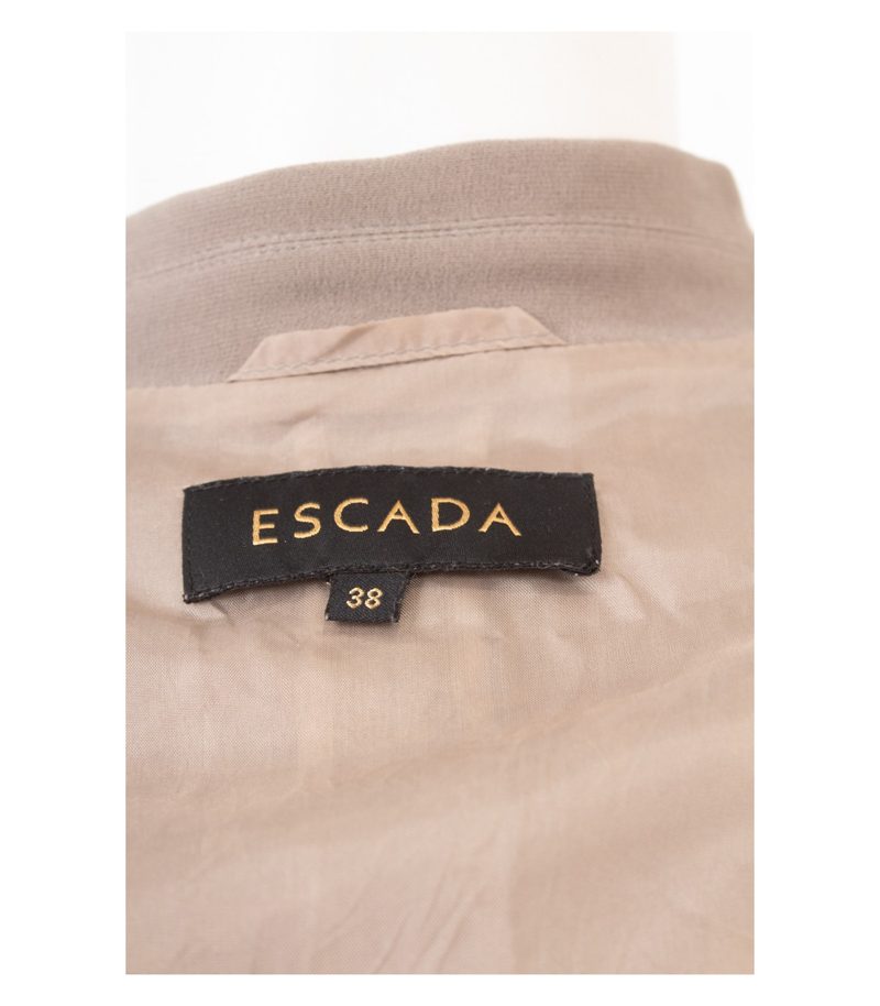 ESCADA Damen Blazer Jackett Graubeige Gr. DE 38 Seide – Foto 7