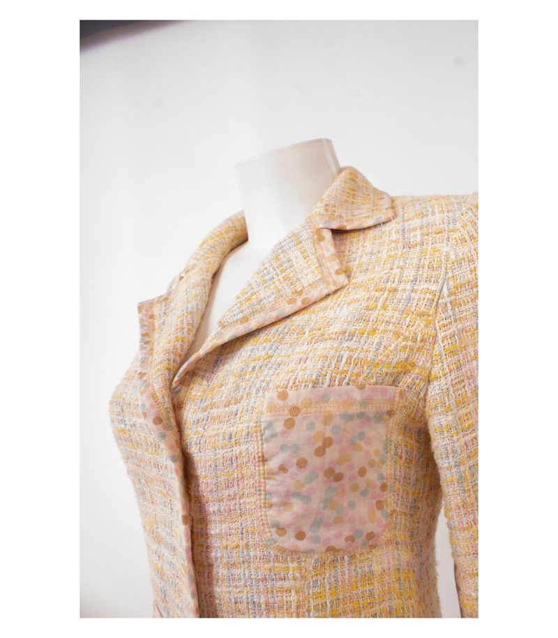 IQ+ Damen Blazer Gr. DE 36 Mehrfarbig Baumwolle Viskose – Foto 5