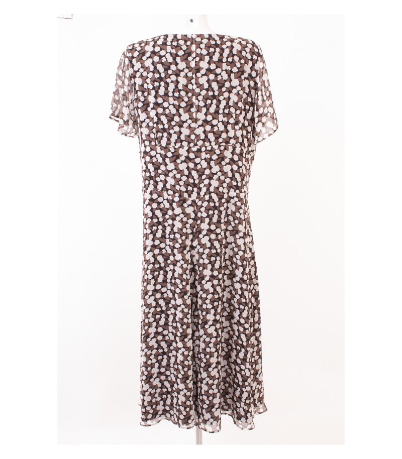 MARINA RINALDI Damen Kleid Gr. 23 (DE 44) Mehrfarbig Seide – Foto 4