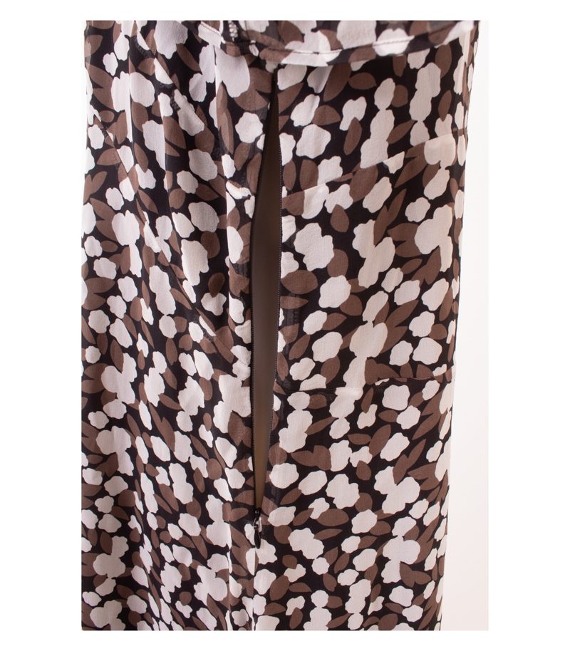 MARINA RINALDI Damen Kleid Gr. 23 (DE 44) Mehrfarbig Seide – Foto 5