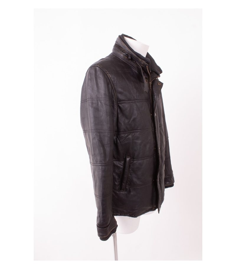 Camel Active Herren Lederjacke Gr. 48 Braun Leder – Foto 2