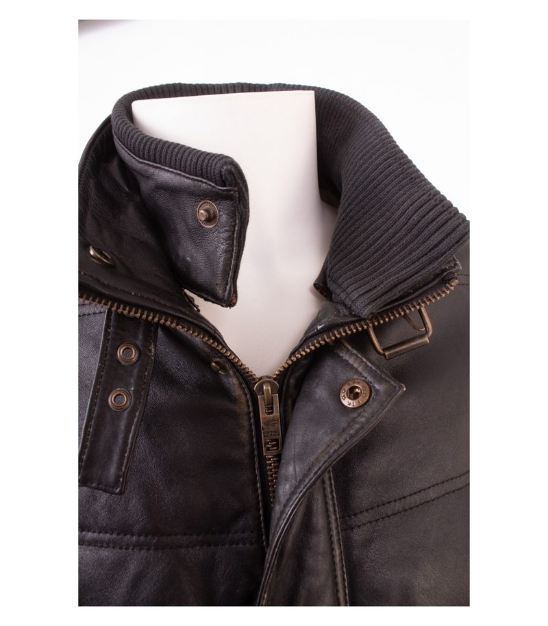 Camel Active Herren Lederjacke Gr. 48 Braun Leder – Foto 6