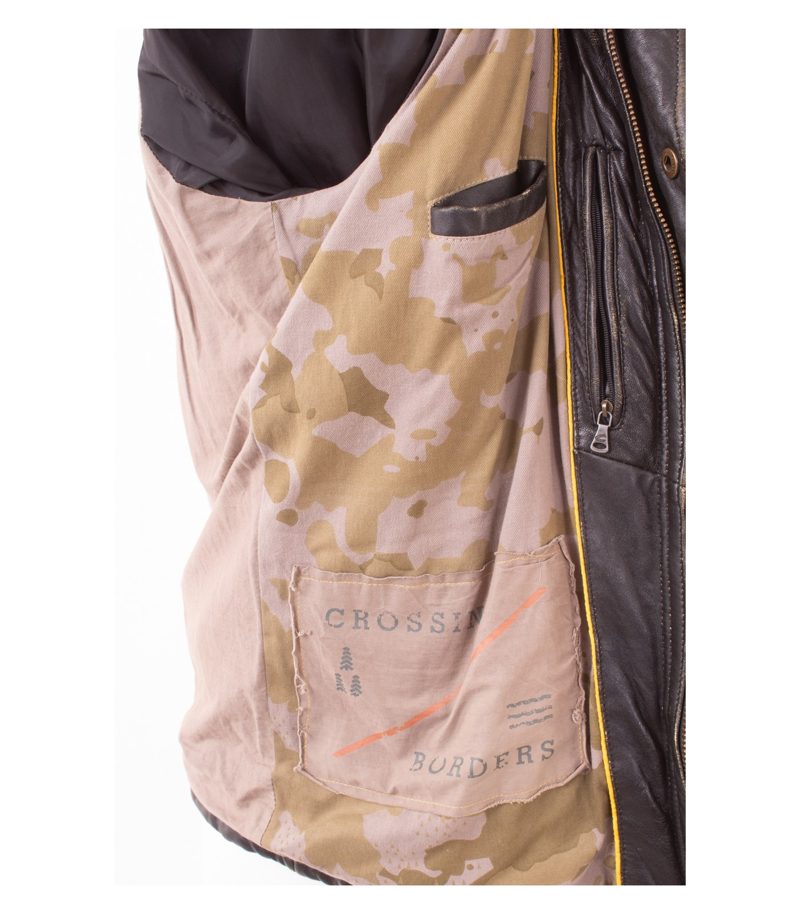 Camel Active Herren Lederjacke Gr. 48 Braun Leder – Foto 8