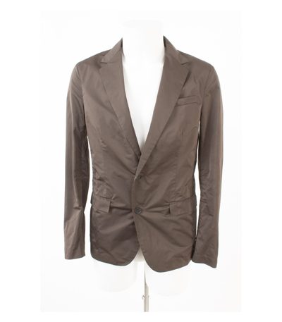 JIL SANDER Herren Sakko Jackett Gr. 48 Beigegrau