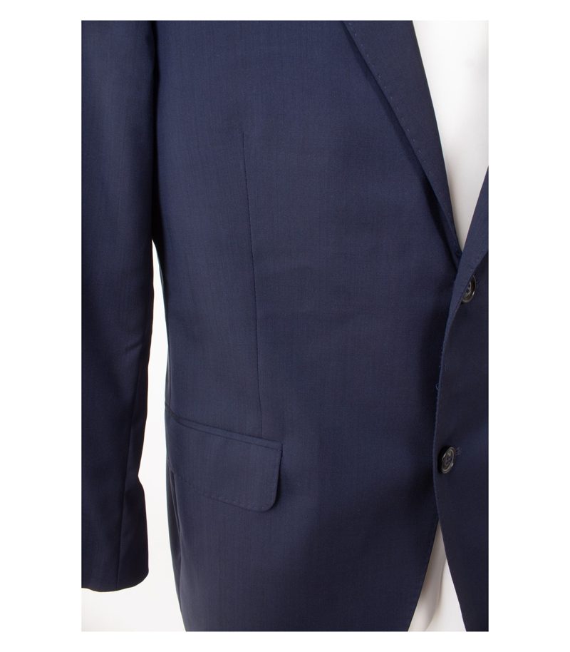 Oscar Jacobson Herren Anzug Sakko Hose Gr. 50 Super 100´S Blau Wolle – Foto 4