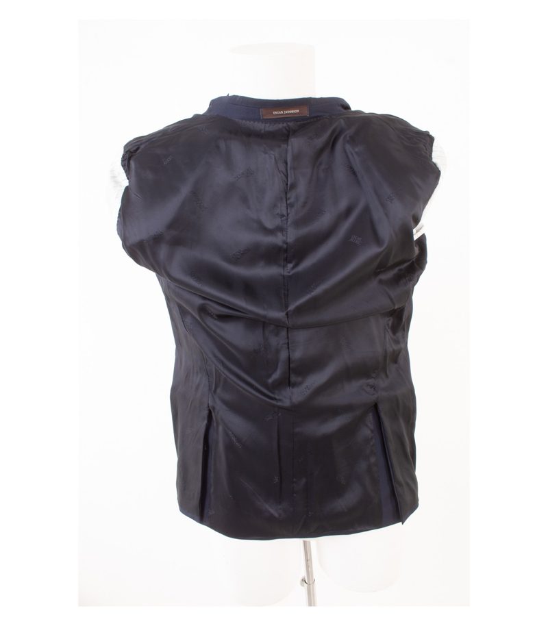 Oscar Jacobson Herren Anzug Sakko Hose Gr. 50 Super 100´S Blau Wolle – Foto 7
