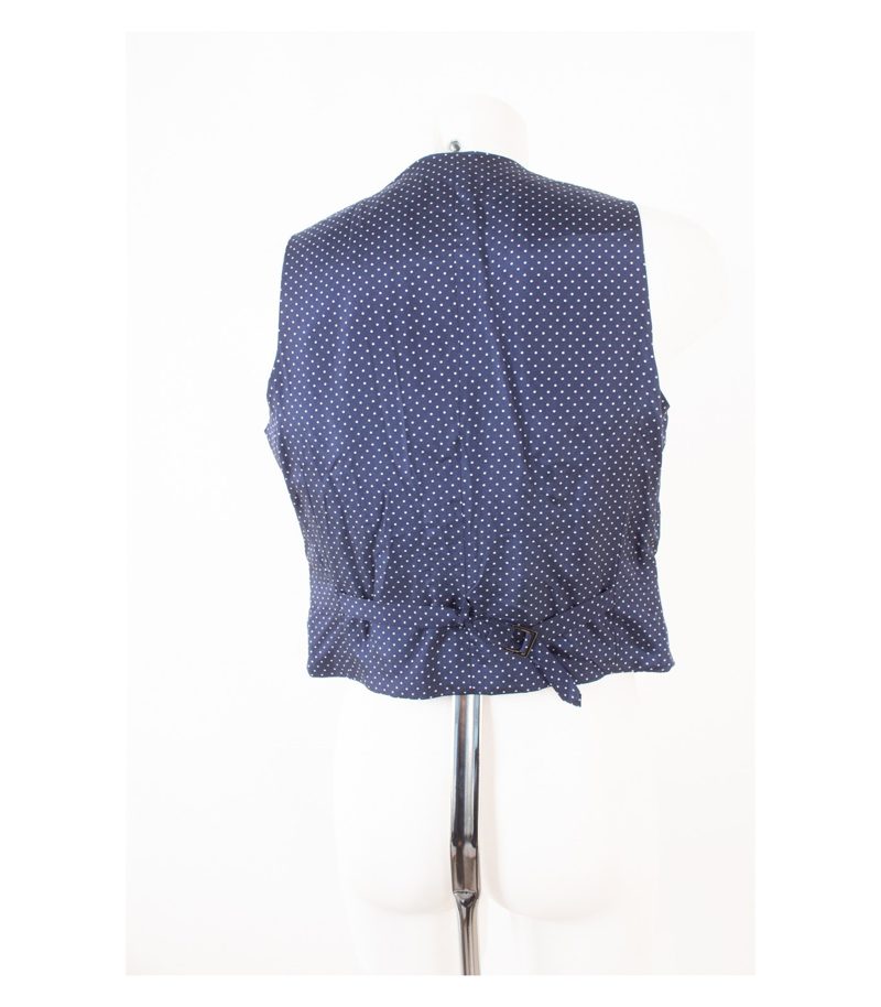 SUITSUPPLY Herren 3 tgl.. Anzug Sakko Hose Weste Blau-Schwarz Gr. 42 Reine Wolle – Foto 7