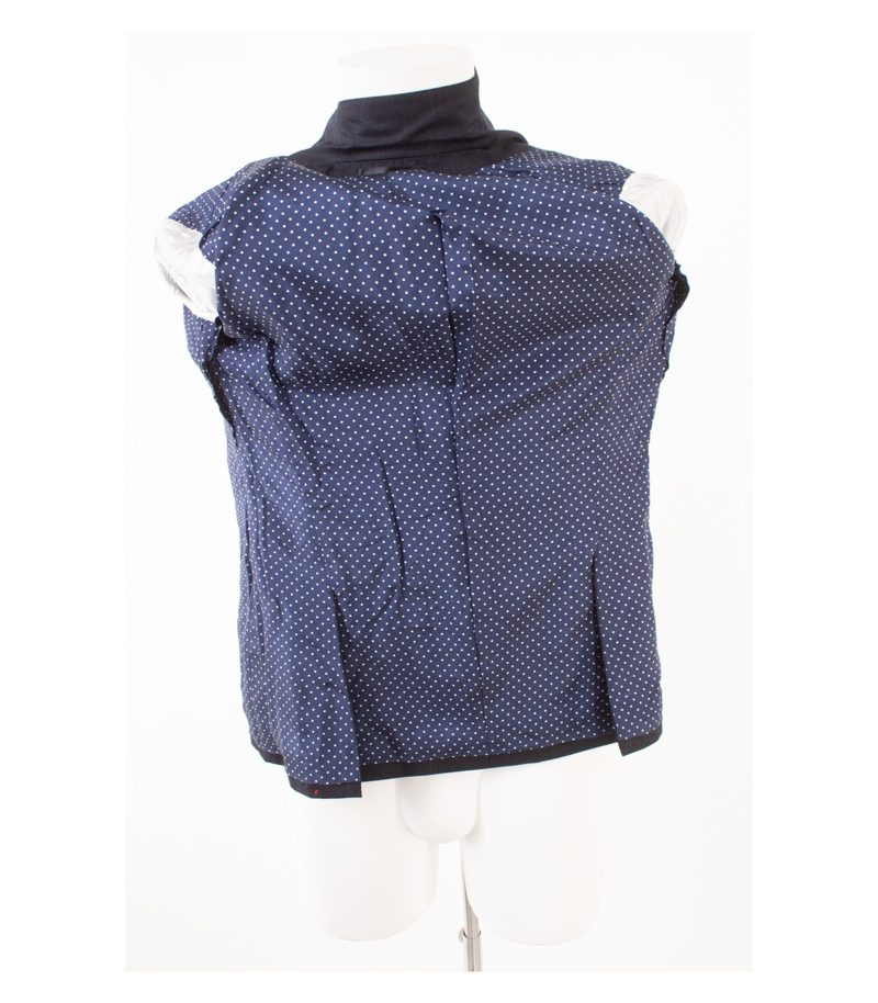 SUITSUPPLY Herren 3 tgl.. Anzug Sakko Hose Weste Blau-Schwarz Gr. 42 Reine Wolle – Foto 8