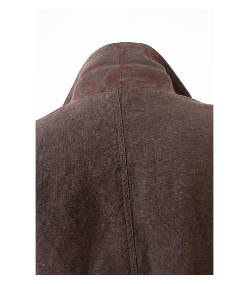 ETRO MILANO Damen Blazer Sommer- Jackett Gr. IT 48 DE 42 Braun Leinen – Foto 6