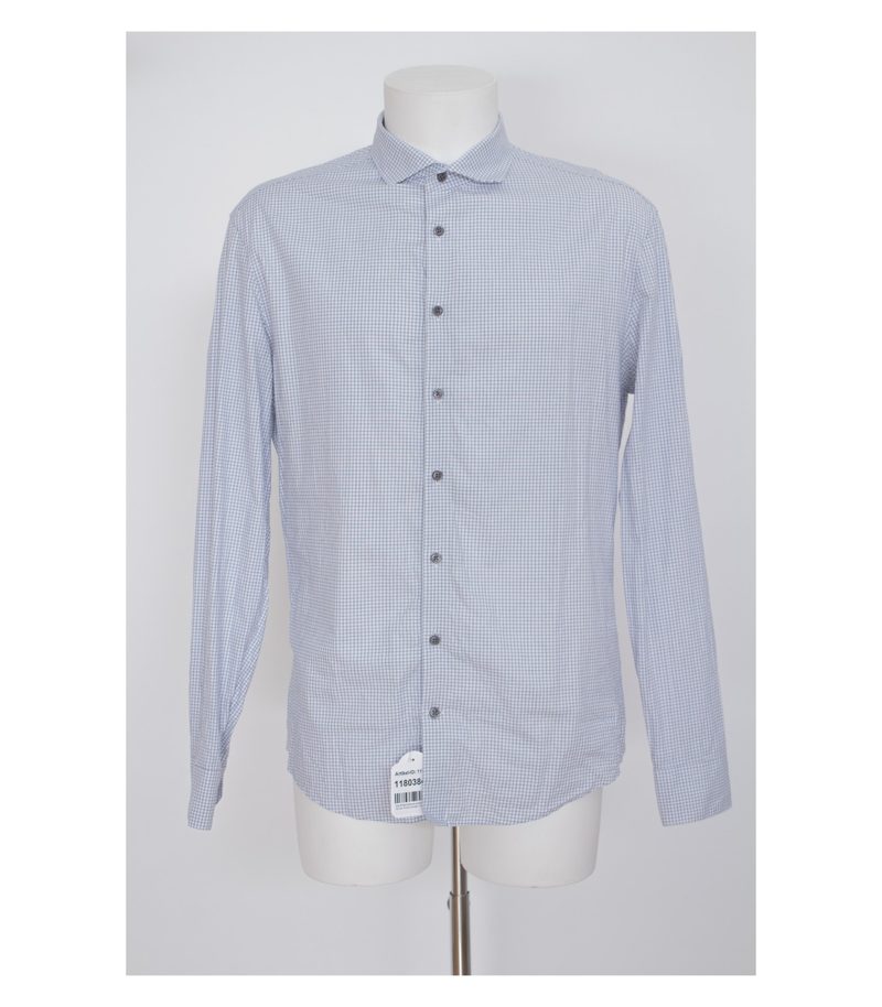 drykorn Herren for beautiful people Gr. 41 Weiß Blau Baumwolle – Foto 1