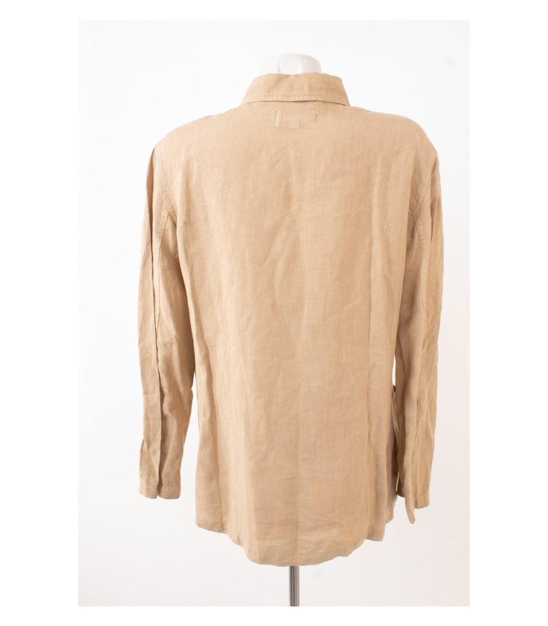 ETRO MILANO Damen Blazer Sommer- Jackett Gr. IT 48 DE 42 Beige Leinen – Foto 4