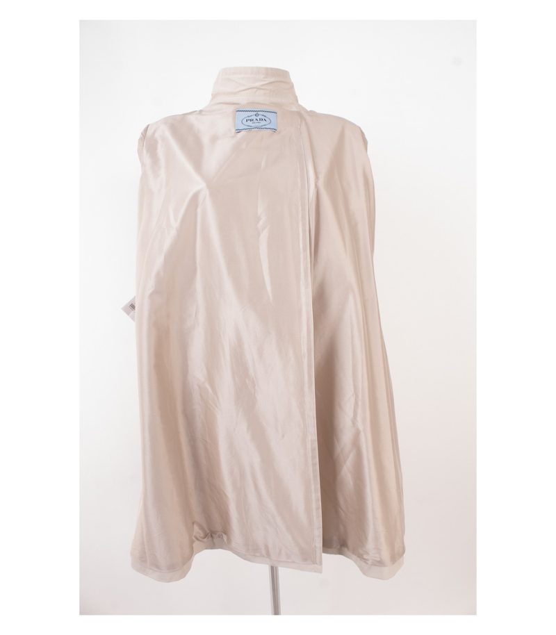 Prada Damen Mantel Trenchcoat Gr. IT 42 DE 36 Hellbeige – Foto 6