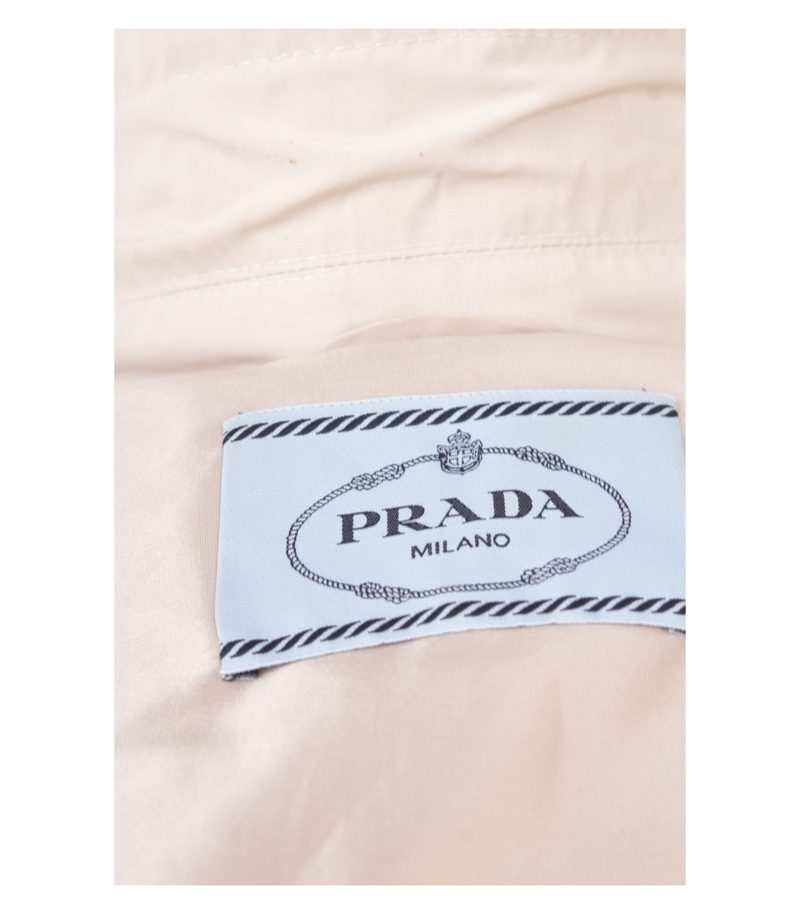 Prada Damen Mantel Trenchcoat Gr. IT 42 DE 36 Hellbeige – Foto 8