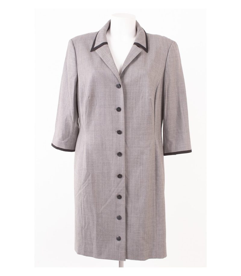 ESCADA Damen Mantel Kleid Übergangsmantel 3/4 - Ärmel Gr. DE 44 Wolle – Foto 1
