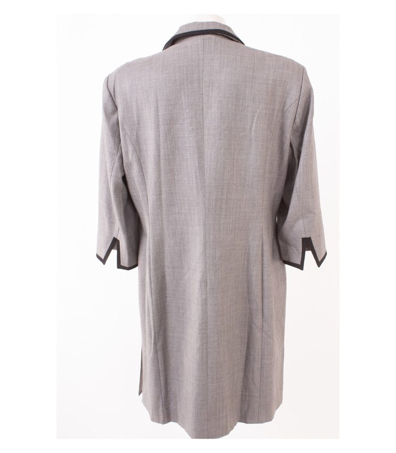 ESCADA Damen Mantel Kleid Übergangsmantel 3/4 - Ärmel Gr. DE 44 Wolle – Foto 4