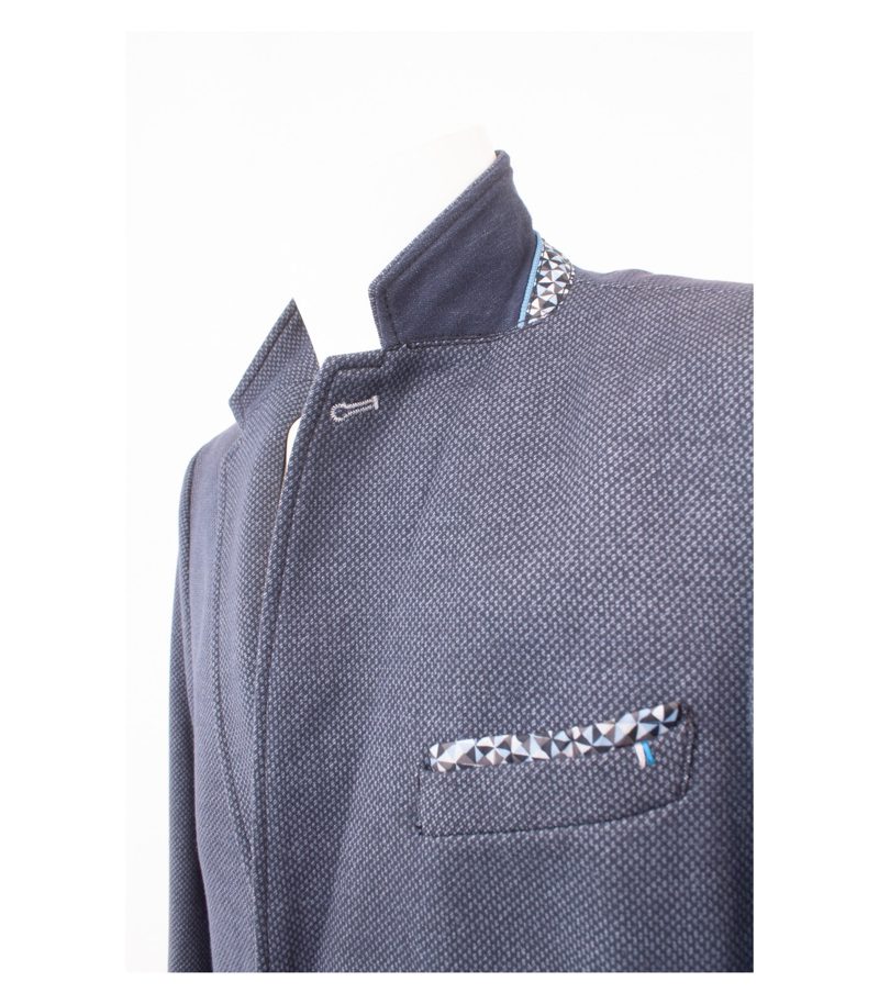 CALAMAR Herren Sakko Jackett Gr. 52 Blau – Foto 4
