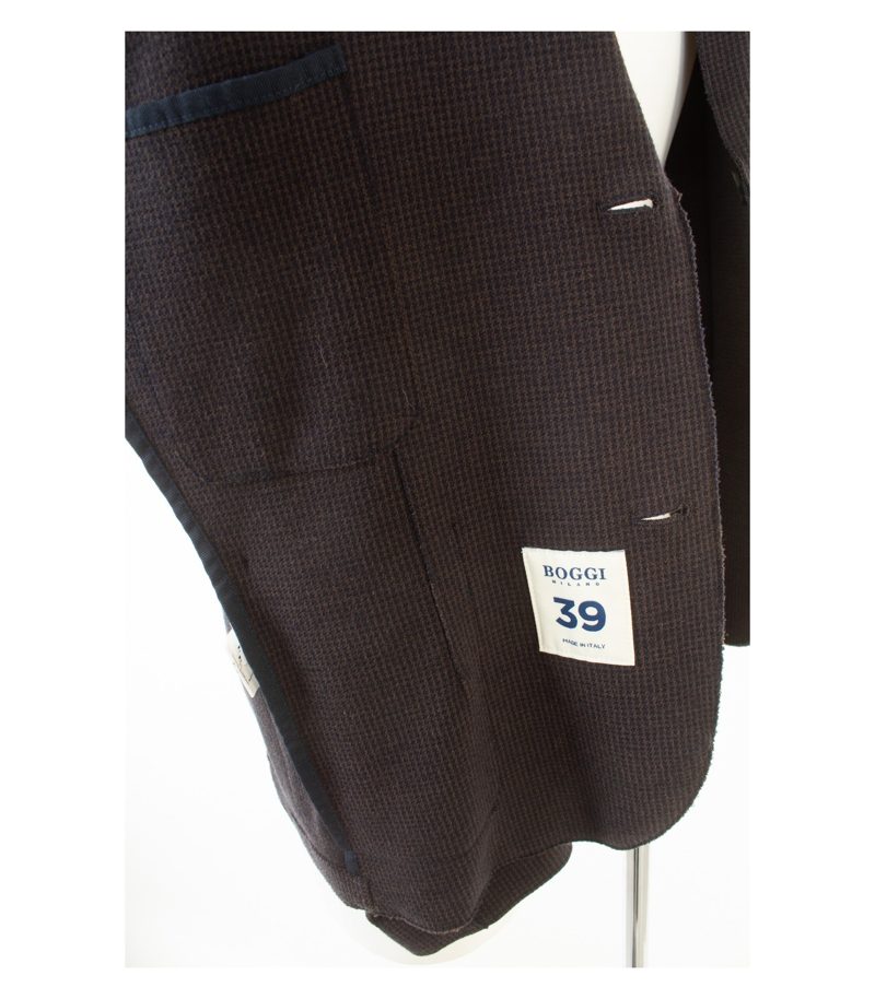 BOGGI MILANO 39 Herren-Sakko Stricksakko Strickblazer Gr.XL Mehrfarbig mit Wolle – Foto 7