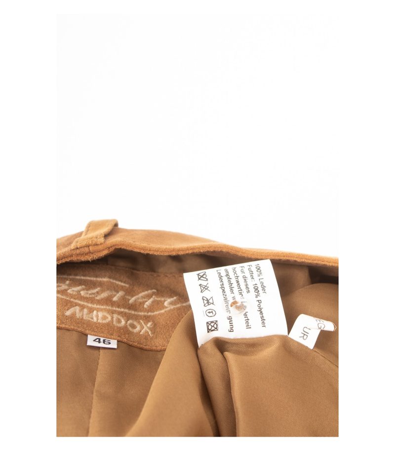 Country Maddox Damen Trachtenhose Lederhose Gr. DE 46 aus antikem Ziegenvelours – Foto 5