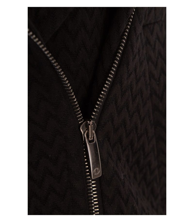 Laurèl Damen Übergangsmantel Jacke Zickzack Muster Gr. DE 36 Schwarz – Foto 5