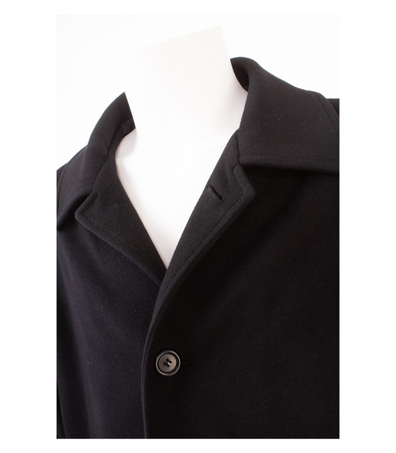 Peter Ashford Herren Mantel Kurzmantel Winterjacke Gr. 52 Schwarz Wolle Angora – Foto 6