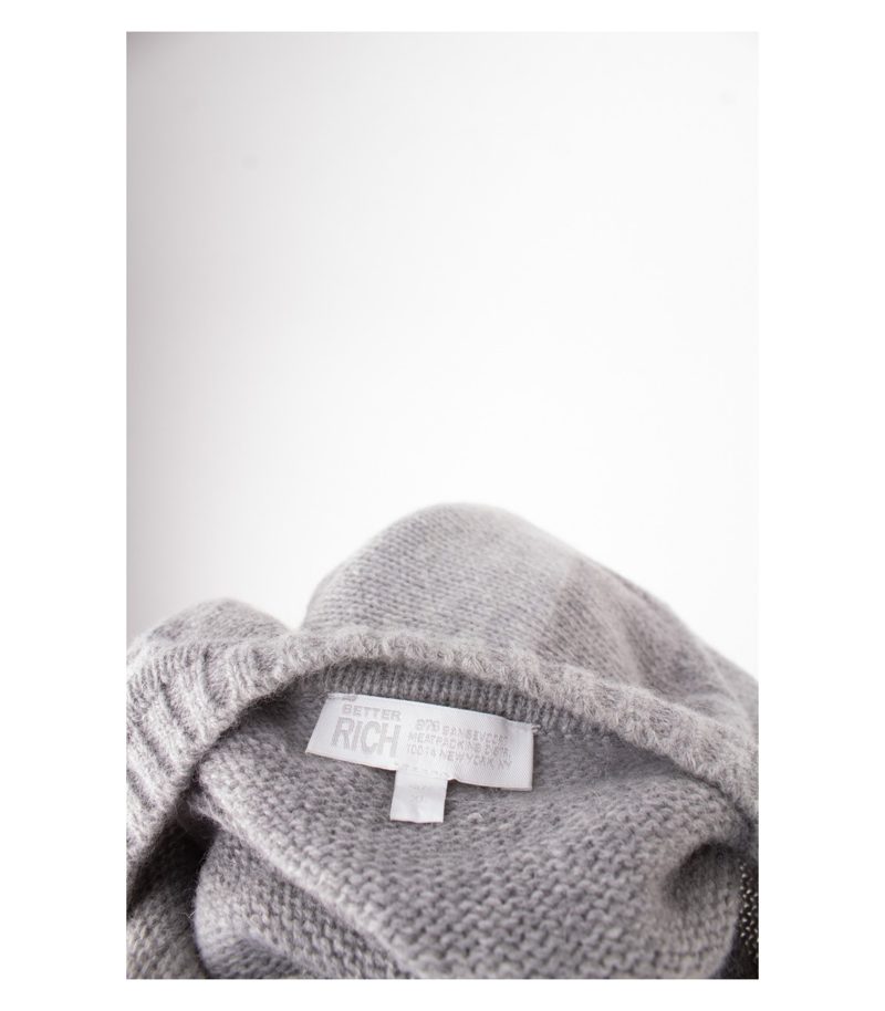 Better Rich Herren Pullover Gestreift Rundhals Mix Gr. XL Grau Wolle – Foto 6