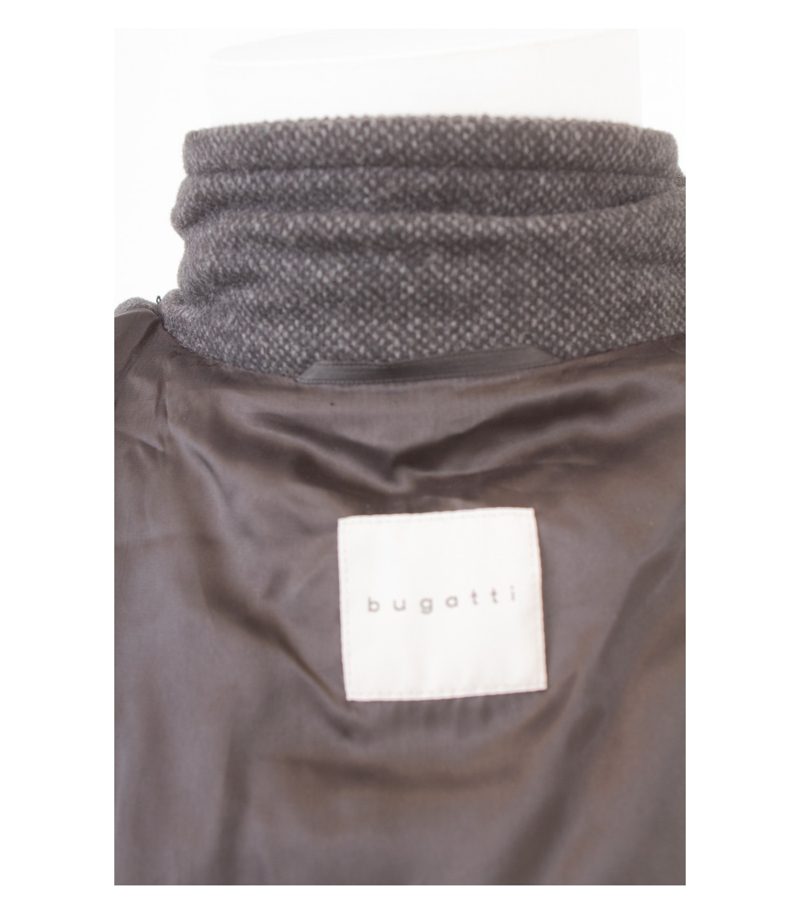 Bugatti Herren Mantel Gr. 34 Grau Wollmix Neu – Foto 9