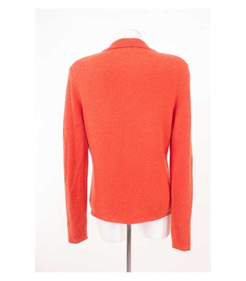 Eric Bompard Damen Pullover 30% V-Ausschnitt Kragen Gr. XL 70% Kaschmir Seide – Foto 4