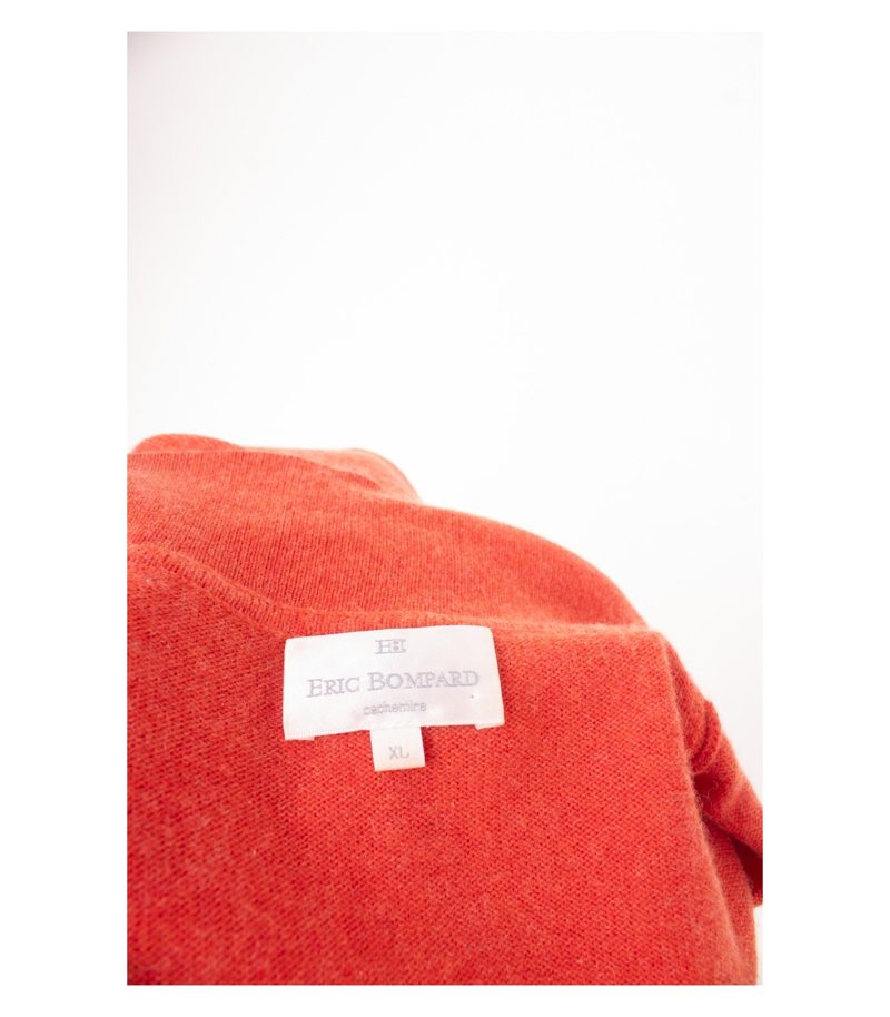 Eric Bompard Damen Pullover 30% V-Ausschnitt Kragen Gr. XL 70% Kaschmir Seide – Foto 6
