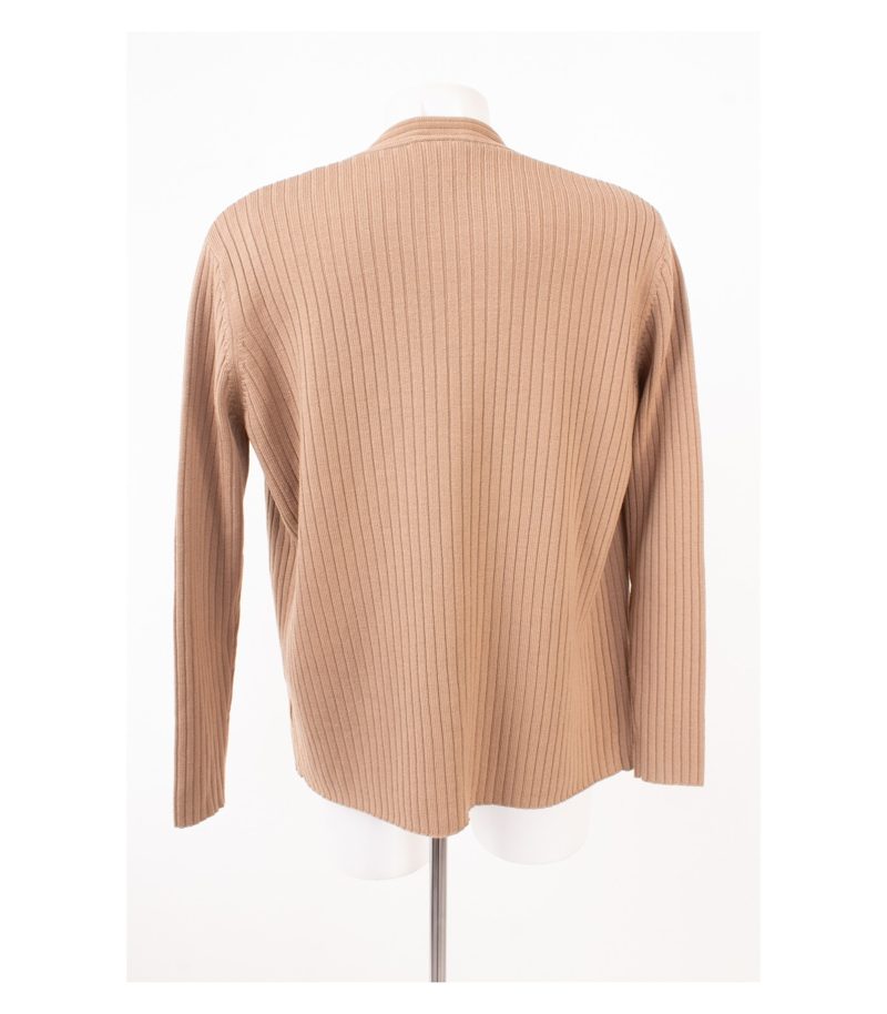 Madeleine Damen Twinset Strickjacke + Pullunder 100% Gr. 36/38 Beige Wolle – Foto 4