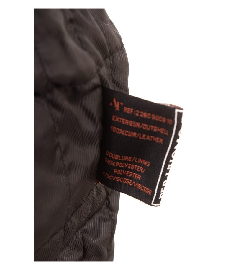 Armand Thiery Herren Lederjacke Winter Gr. S Fellkragen Warm Schwarz Echtleder – Foto 7