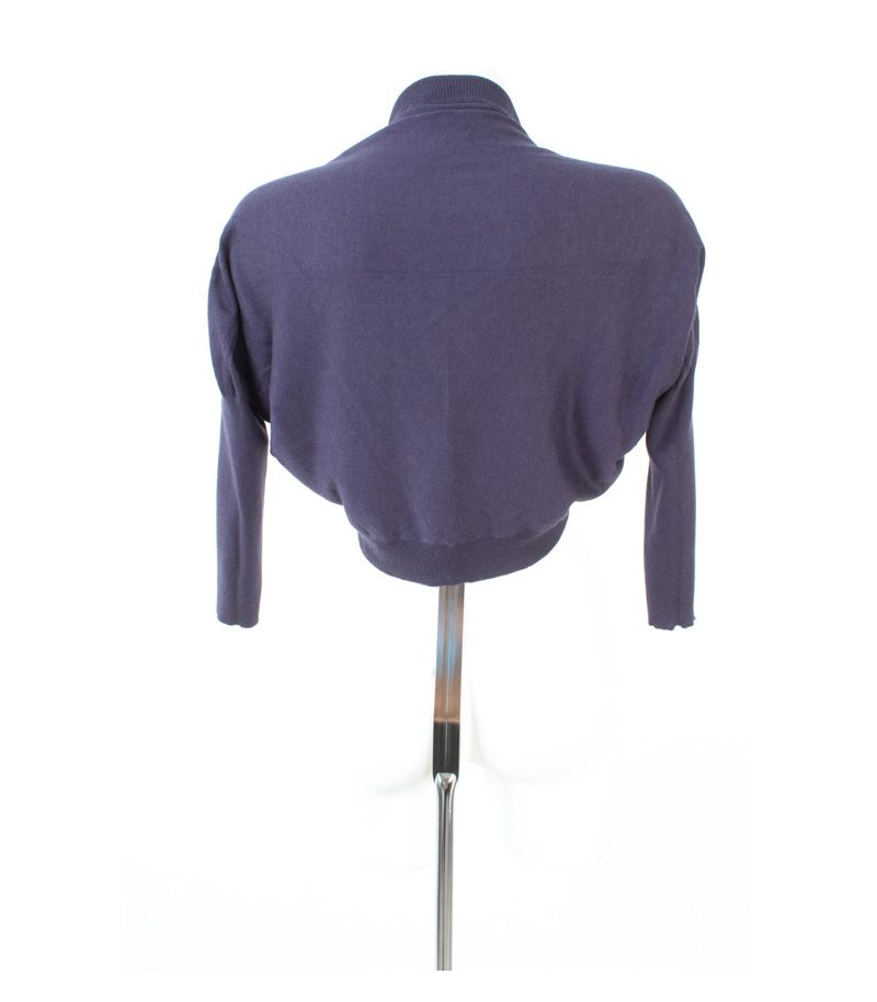 Tara Jarmon Damen Bolero – 3/4-Arm Gr. M – Lila Seide Kaschmir – Foto 5