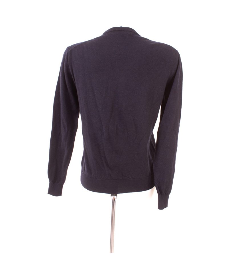 Suitsupply Damen Pullover Reine Merinowolle Feinstrick Rundhals Gr. M Blau Wolle – Foto 4