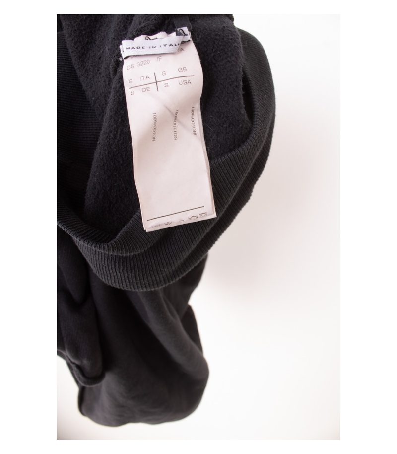 Olmar and Mirta Damen Sweatshirt Oversize Made in Italy Gr. S Schwarz – Foto 6