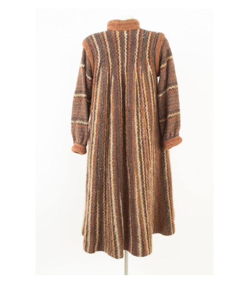 Kay Cosserat Damen Mantel Strickmantel Gr.EU38 Mohair Wolle Fuchs Pelz gefüttert – Foto 4
