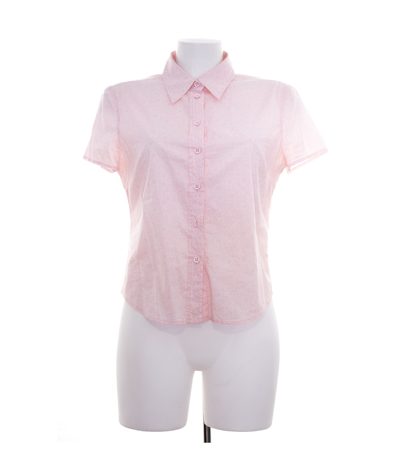 Marc O'Polo Damen Bluse Shirt Gr. DE 38 Rosa Weiß