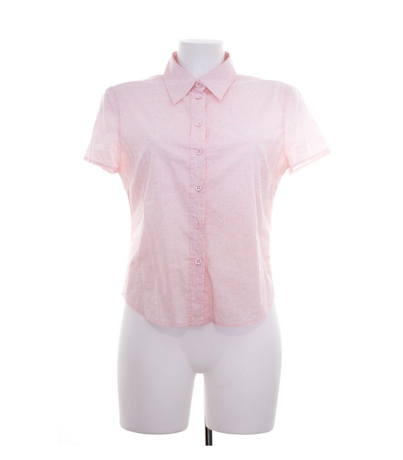 Marc O'Polo Damen Bluse Shirt Gr. DE 38 Rosa Weiß – Foto 1