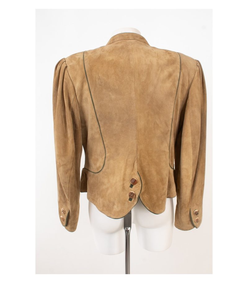 Meindl Damen Leder-Kostüm Trachten Hirschhorn Gr. 44 Veloursleder Braun – Foto 6