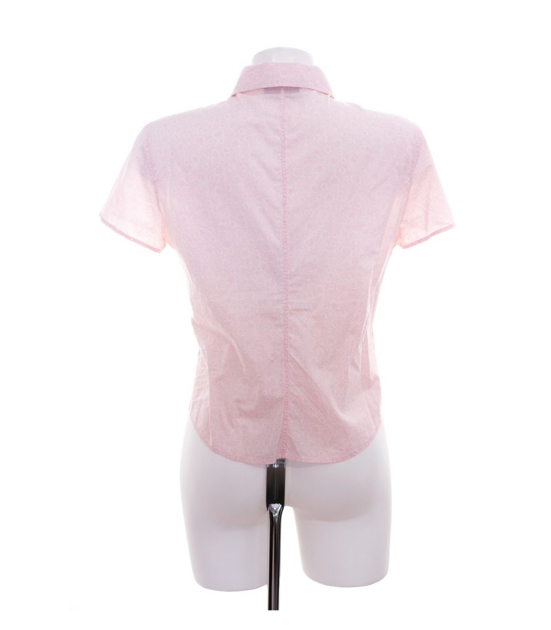 Marc O'Polo Damen Bluse Shirt Gr. DE 38 Rosa Weiß – Foto 3