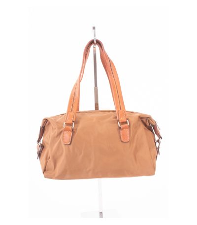 Bogner Damen Tasche Bowling Bag Braun Nylon Leder