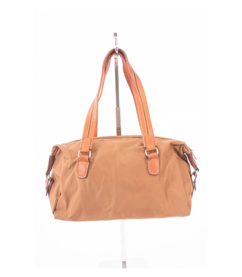 Bogner Damen Tasche Bowling Bag Braun Nylon Leder – Foto 1