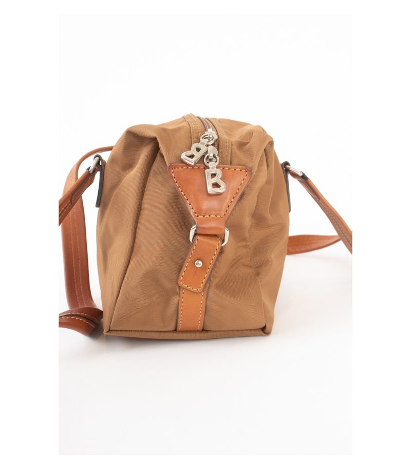 Bogner Damen Tasche Bowling Bag Braun Nylon Leder – Foto 3