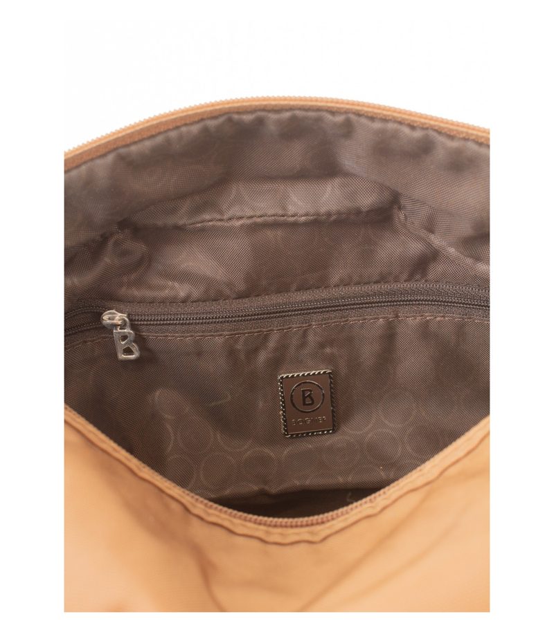 Bogner Damen Tasche Bowling Bag Braun Nylon Leder – Foto 5