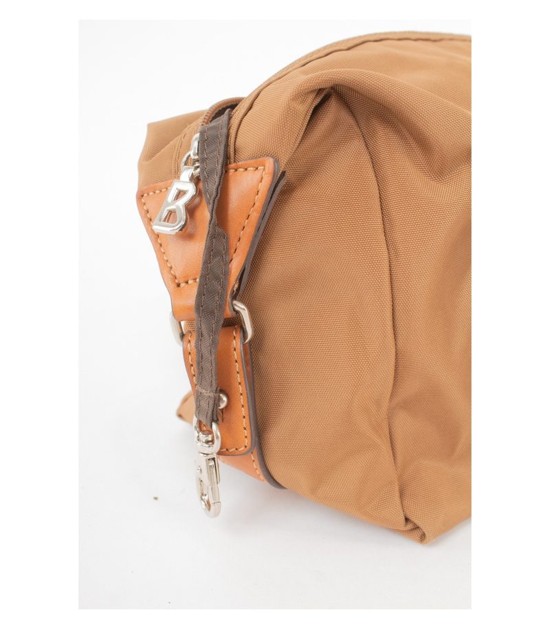 Bogner Damen Tasche Bowling Bag Braun Nylon Leder – Foto 6