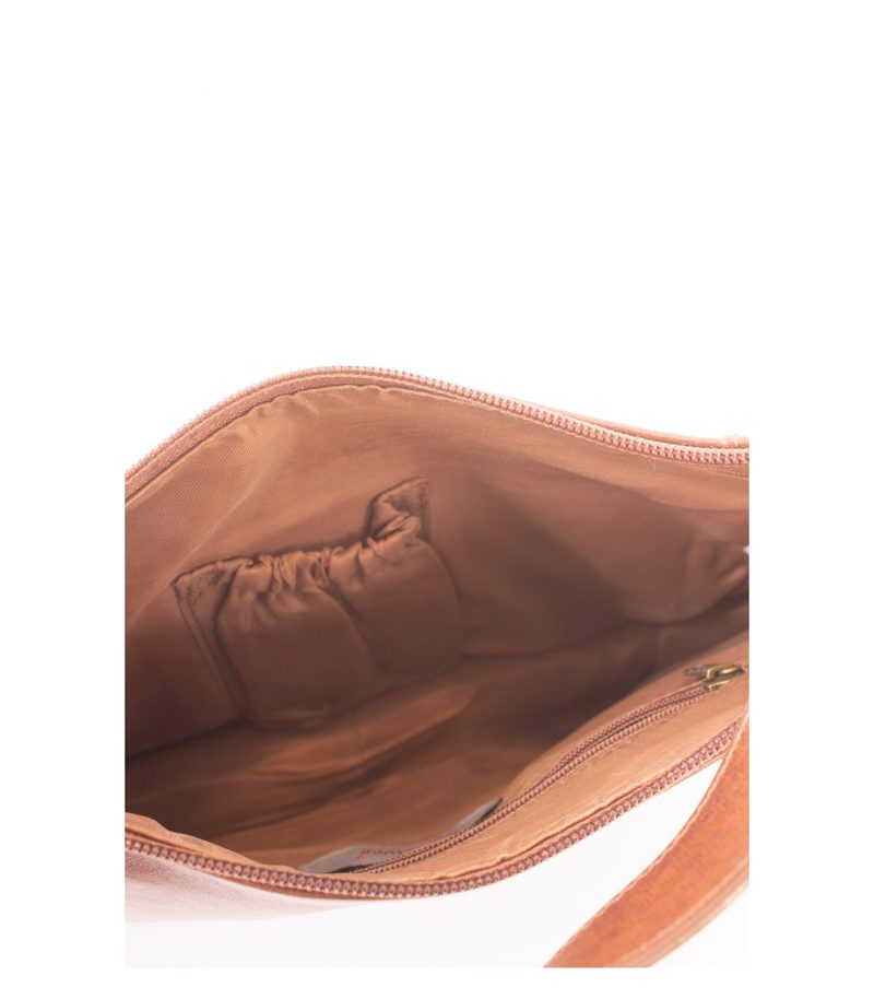 s.Oliver Damen Handtasche Optik Schultertasche Braun Leder – Foto 7