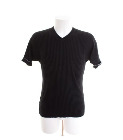 STRELLSON Herren T-Shirt Gr. DE 54 Schwarz Seide